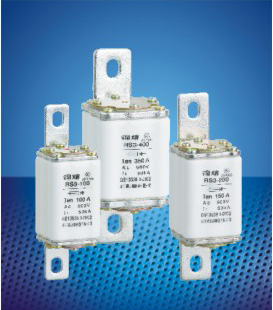 Bolt connected square pipe type fast-acting fuse links for semiconductor protection D0176