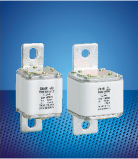 Bolt connected square pipe type fast-acting fuse links for semiconductor protection D0176